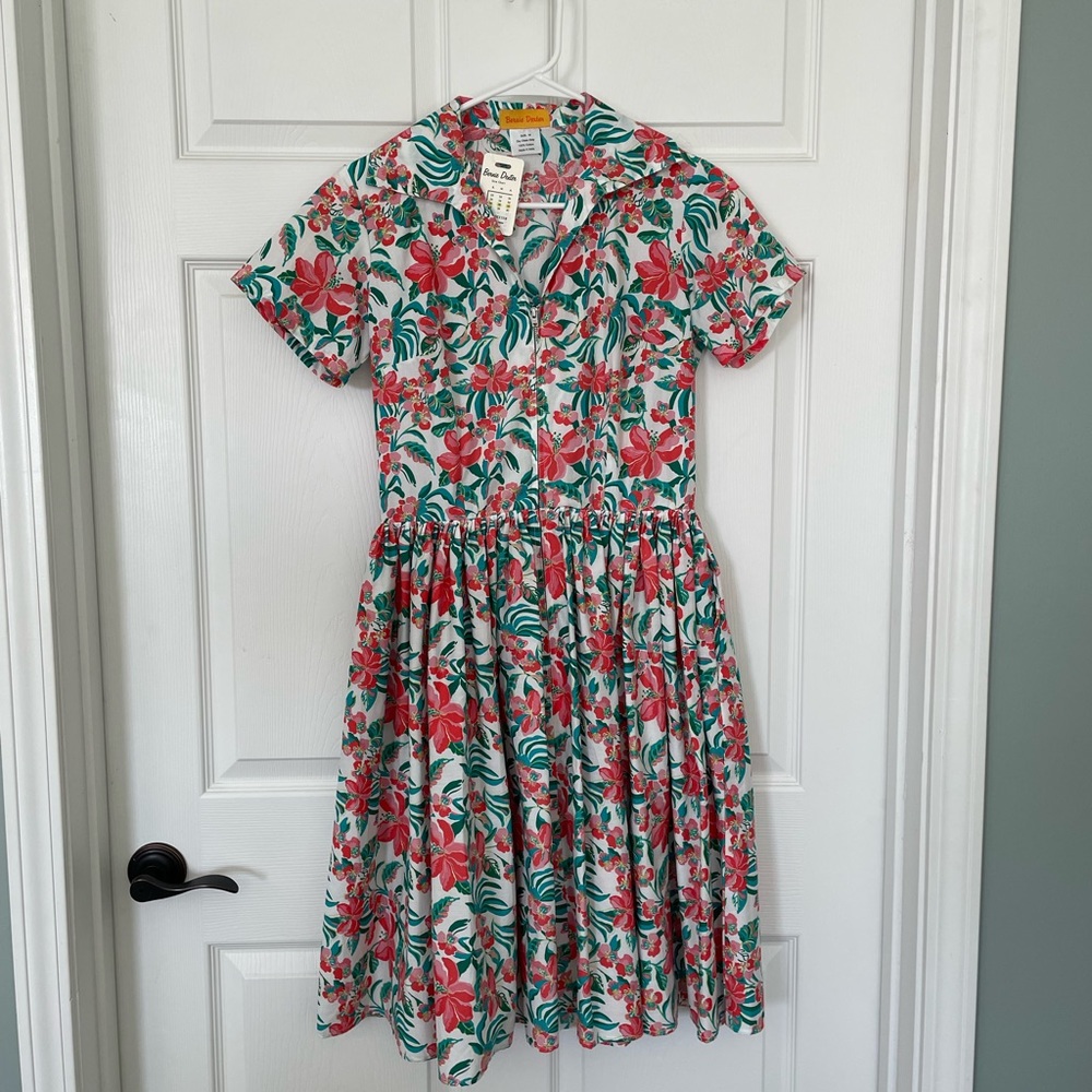 Bernie Dexter Francis Dress in Hibiscus M